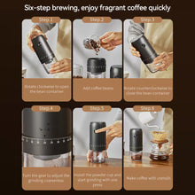 Load image into Gallery viewer, Portable USB Electric Coffee Bean Grinder 40 Gears External Adjustable Rechargeable Grinders Household Mini Coffee Machine
