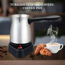 Load image into Gallery viewer, Portable Coffee Machine Electric Turkish Greek Coffee Maker Stainless Steel Machine Moka Pot Coffee Maker
