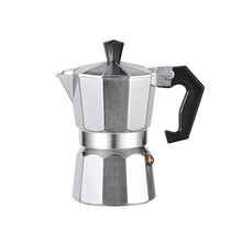 Load image into Gallery viewer, Mocha Coffee Pots Italian Aluminum Octagonal Pot Coffee Cup Maker Tea Maker Portable Coffee Maker
