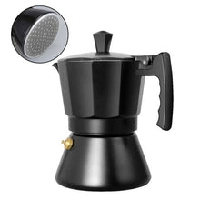 Load image into Gallery viewer, Aluminum Moka Italian Mocha Pot Espresso Coffee Maker Induction Cooker Percolator Stove Top Pot Coffee Machine 3cup 6cup
