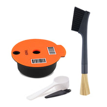 Load image into Gallery viewer, 60/180200/220ML Reusable Coffee Capsule Pods for BOSCH-s Machine Tassimo Refillable Filter Pod Silicone Lid Replacement
