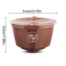 Load image into Gallery viewer, Reusable Coffee Capsule Pods for Dolce Gusto Refillable Filters Crema Espresso Capsules Cup Kitchen Tool
