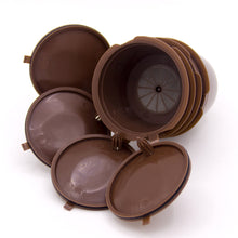 Load image into Gallery viewer, 4PCS Reusable Coffee Capsule Pods for Dolce Gusto Refillable Filters Crema Espresso Capsules Cup Kitchen Tool
