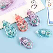 Load image into Gallery viewer, Transparent Dot Dispensing Double-sided Tape Replaceable Refills Handbook Dot Glue Stationery School Office Supplies
