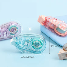 Load image into Gallery viewer, Transparent Dot Dispensing Double-sided Tape Replaceable Refills Handbook Dot Glue Stationery School Office Supplies
