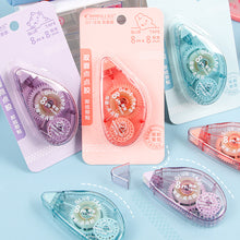 Load image into Gallery viewer, Transparent Dot Dispensing Double-sided Tape Replaceable Refills Handbook Dot Glue Stationery School Office Supplies
