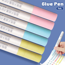 Load image into Gallery viewer, Pen-shaped Handmade Glue Pen Dot Glue Pen Solid Glue Stick Candy Color Quick-drying High Viscosity Students Scrapbooking Stationery
