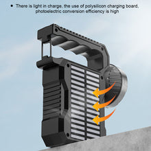 Load image into Gallery viewer, Multifunctional Dual Light Source Solar Searchlight With Hook Outdoor COB Portable Patrol Light Type-C Charging

