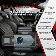 Load image into Gallery viewer, 1200W HD Dashcam WIFI Version 1080P Night Vision Dual Camera Car Mobile Internet Traffic Recorder

