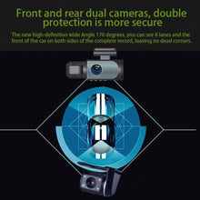 Load image into Gallery viewer, 1200W HD Dashcam WIFI Version 1080P Night Vision Dual Camera Car Mobile Internet Traffic Recorder
