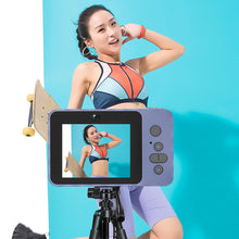 Load image into Gallery viewer, 2.4IN Retro CCD Digital Camera 8X Zoom Video Shooting Vlog Camera Supports MP3 Music Playback Full-Mirror Design
