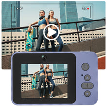 Load image into Gallery viewer, 2.4IN Retro CCD Digital Camera 8X Zoom Video Shooting Vlog Camera Supports MP3 Music Playback Full-Mirror Design
