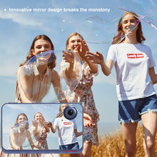 Load image into Gallery viewer, 2.4IN Retro CCD Digital Camera 8X Zoom Video Shooting Vlog Camera Supports MP3 Music Playback Full-Mirror Design
