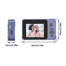 Load image into Gallery viewer, 2.4IN Retro CCD Digital Camera 8X Zoom Video Shooting Vlog Camera Supports MP3 Music Playback Full-Mirror Design
