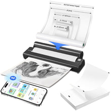 Load image into Gallery viewer, Home Portable Thermal A4 Printer Hd Intelligent Ink-Free Mobile Office Learning Machine
