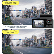 Load image into Gallery viewer, 2IN Infrared Night Vision Dashcam WIFI Version 170° Wide Angle 1080P Three Camera Mobile Interconnection Traffic Recorder
