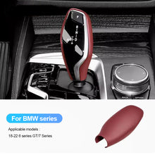 Load image into Gallery viewer, Car Gear Shift Knob Cover Trim Styling Accessories Carbon Fiber Black For BMW 7 Series 6GT 16-22 X3 X4 18-21 5 Series 18-23
