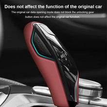 Load image into Gallery viewer, Car Gear Shift Knob Cover Trim Styling Accessories Carbon Fiber Black For BMW 7 Series 6GT 16-22 X3 X4 18-21 5 Series 18-23
