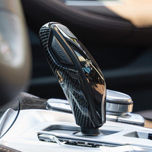 Load image into Gallery viewer, 2Pcs/3Pcs Car Gear Shift Knob Cover Trim Styling Accessories Carbon Fiber Black For BMW 5 7 Series 6GT X3 X4

