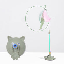 Load image into Gallery viewer, Funny Cat Stick Toy with Detachable Teaser Wand And Sucker Base Interactive Fluffy Feather Kitten Play Toy for Cat Supplies
