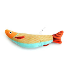 Load image into Gallery viewer, Cat Toy Catnip 3D Simulation Fish Goldfish Kitten Toys Pillowfish Interactive Sounding Cat Chew Bite Plush Toys Cat Supplies
