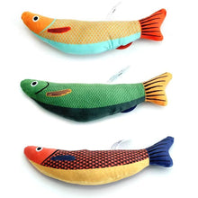 Load image into Gallery viewer, Cat Toy Catnip 3D Simulation Fish Goldfish Kitten Toys Pillowfish Interactive Sounding Cat Chew Bite Plush Toys Cat Supplies
