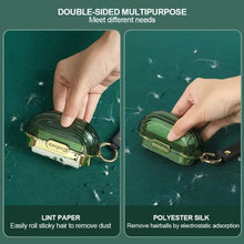 Load image into Gallery viewer, Portable Tearable Roll Paper Sticky Roller Dust Wiper Lint Roller Remover Brush Pet Hair Clothes Carpet Bed Cleaning Accessories
