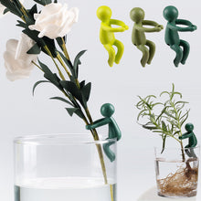 Load image into Gallery viewer, 1Pc Plant Propagation Friends Little Man Plant Stand Reusable Hydroponic Plant Holder Soft Support for Stems Shoot Cutting
