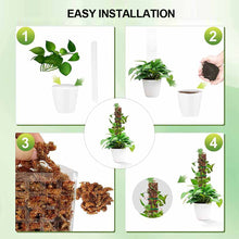 Load image into Gallery viewer, Moss Pole Plastic Plant Stand Indoor Climbing Plants Guardian Tutors Pot Moss Stick For Plants Growth Garden Support Accessories
