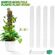 Load image into Gallery viewer, Moss Pole Plastic Plant Stand Indoor Climbing Plants Guardian Tutors Pot Moss Stick For Plants Growth Garden Support Accessories
