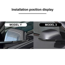 Load image into Gallery viewer, 2Pcs Car Door Rearview Mirror Protector Guard Edge Protection Buffer Trim Strip Car Scratch Bar for Tesla Model 3 Highland Y
