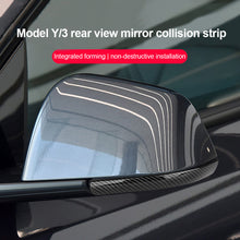 Load image into Gallery viewer, 2Pcs Car Door Rearview Mirror Protector Guard Edge Protection Buffer Trim Strip Car Scratch Bar for Tesla Model 3 Highland Y
