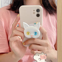 Load image into Gallery viewer, Air Sac Phone Holder Korean INS 3D Cat Cellphone Finger Ring Stand Mobile Phone Accessories for Iphone

