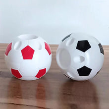 Load image into Gallery viewer, Cute football shape Pen Holder Multifunctional Children's Desktop Ornament Large Capacity Stationery Storage Box Organizer
