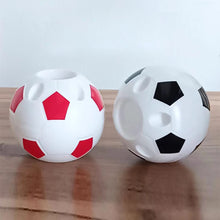 Load image into Gallery viewer, Cute football shape Pen Holder Multifunctional Children's Desktop Ornament Large Capacity Stationery Storage Box Organizer
