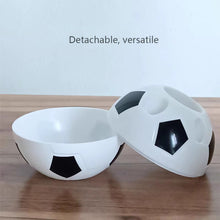 Load image into Gallery viewer, Cute football shape Pen Holder Multifunctional Children's Desktop Ornament Large Capacity Stationery Storage Box Organizer
