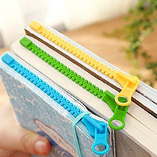 Load image into Gallery viewer, Creative Zipper Bookmark Dual-Function Organizer with Divided Pages for Easy Note-Taking and Marking Ideal for Reading
