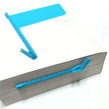 Load image into Gallery viewer, Creative Zipper Bookmark Dual-Function Organizer with Divided Pages for Easy Note-Taking and Marking Ideal for Reading
