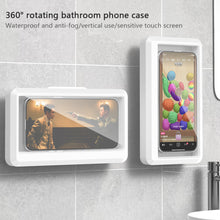 Load image into Gallery viewer, Shower Phone Holder Waterproof 480 Rotating Phone Holder for Bathroom Bathtub Kitchen Wall Waterproof and Anti fog Phone Holder
