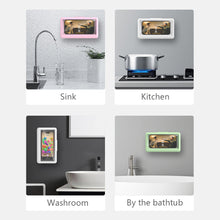 Load image into Gallery viewer, Shower Phone Holder Waterproof 480 Rotating Phone Holder for Bathroom Bathtub Kitchen Wall Waterproof and Anti fog Phone Holder
