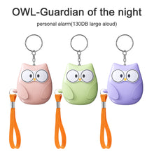 Load image into Gallery viewer, Personal Self Defense Alarm 130db Self Defense Siren Safety Alarm For Women Girl Personal Keychain Alarm Built-in Battery
