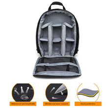 Load image into Gallery viewer, Multi-functional Outdoor Camera Backpack Video Digital Shoulder Camera Bag Waterproof Camera Photo Bag Case for DSLR Sony
