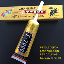 Load image into Gallery viewer, T7000 Black Contact Cellphone Tablet Repair Adhesive Zhanlida Strong t-7000 Glue 15ML 50ML 110ML with Fine Needle Outlet
