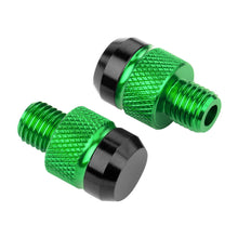 Load image into Gallery viewer, 2Pcs M10 CNC Aluminum Motorcycle Rear View Mirror Hole Plugs Screws Rearview Mirror Anti-Rust Holder

