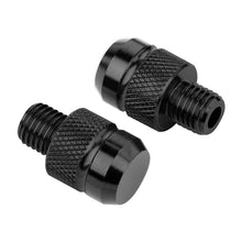 Load image into Gallery viewer, 2Pcs M10 CNC Aluminum Motorcycle Rear View Mirror Hole Plugs Screws Rearview Mirror Anti-Rust Holder
