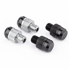 Load image into Gallery viewer, 2Pcs M10 CNC Aluminum Motorcycle Rear View Mirror Hole Plugs Screws Rearview Mirror Anti-Rust Holder
