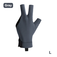 Load image into Gallery viewer, 1PC Professional Three-Finger Billiard Gloves For Left Hand Non-Slip Breathable Leak Finger Sports Gloves Self-Adhesive Cloth Fixed Billiard Supplies
