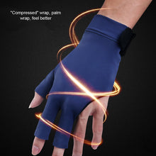 Load image into Gallery viewer, 1PC Professional Three-Finger Billiard Gloves For Left Hand Non-Slip Breathable Leak Finger Sports Gloves Self-Adhesive Cloth Fixed Billiard Supplies
