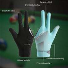 Load image into Gallery viewer, 1PC Professional Three-Finger Billiard Gloves Non-Slip Sweat Absorbent Full Finger Sports Gloves Billiard Supplies

