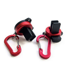 Load image into Gallery viewer, 1PC Outdoor Portable Lure Pole Hanger With Hook Buckle Aluminum Alloy Mini Pole Clamp Fishing Accessories
